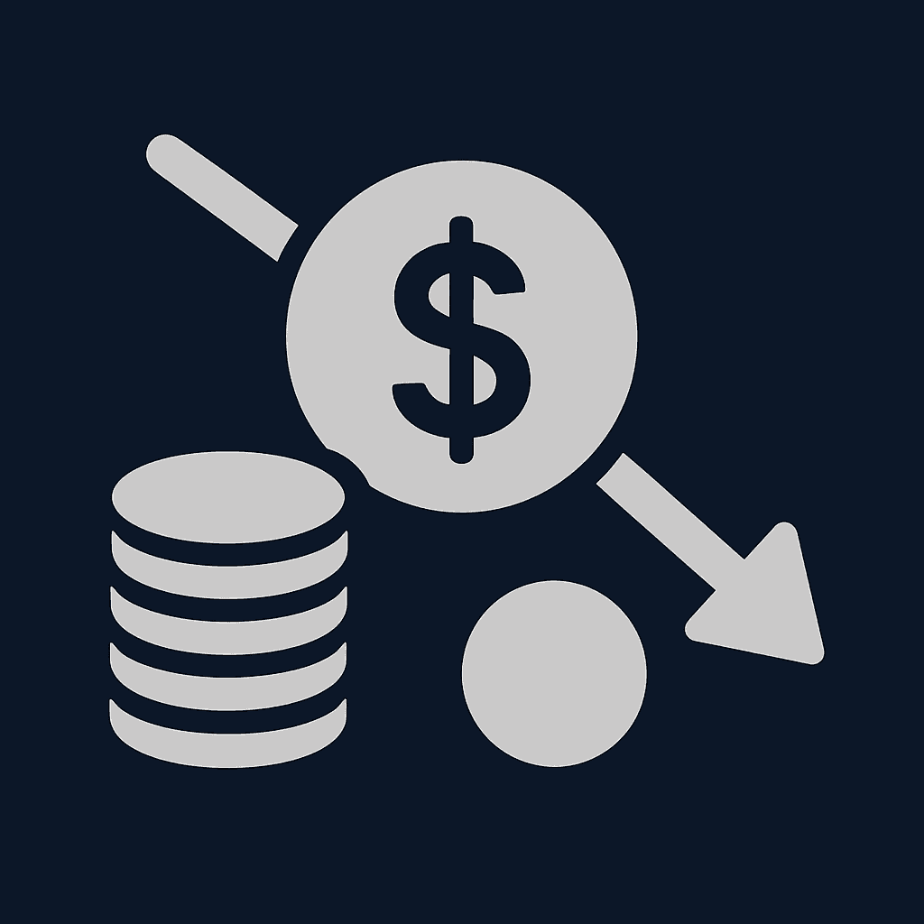 Chart showing economic impact of tariffs on global markets